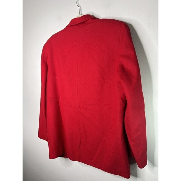Vintage Pendleton Knockabouts Blazer Jacket Womens Red 100% Virgin Wool - Picture 10 of 10